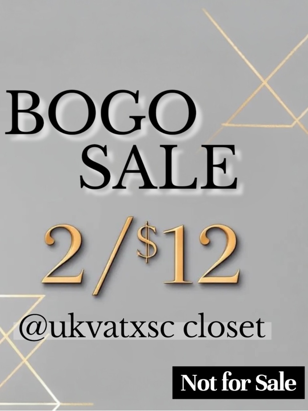 ⚡️2 /$12 BOGO!⚡️